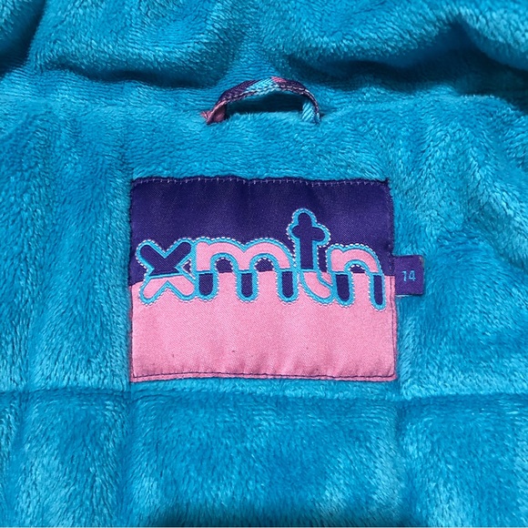 XMTN Girls Winter Jacket Size 14 Purple Pink and Blue Colors - Picture 5 of 11